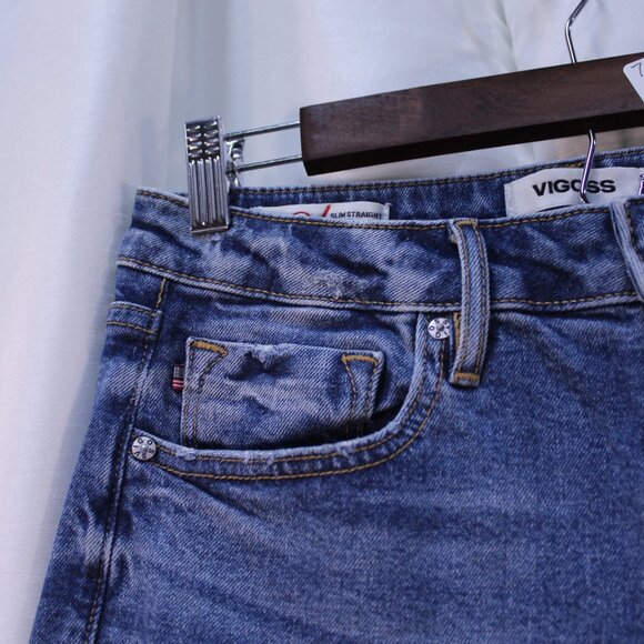 Vigoss Dark Blue Ankle Jeans - Picture 8 of 13